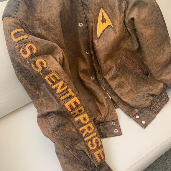 JEFF HAMILTON STAR TREK LEATHER JAKET - Picture 3 of 5